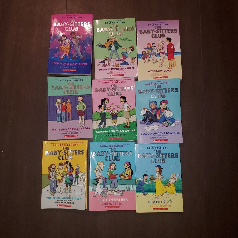 Babysitters club books 1 to 9
